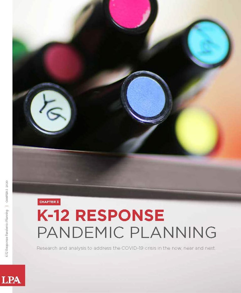 K12 Response Pandemic Planning Chapter Three Cover