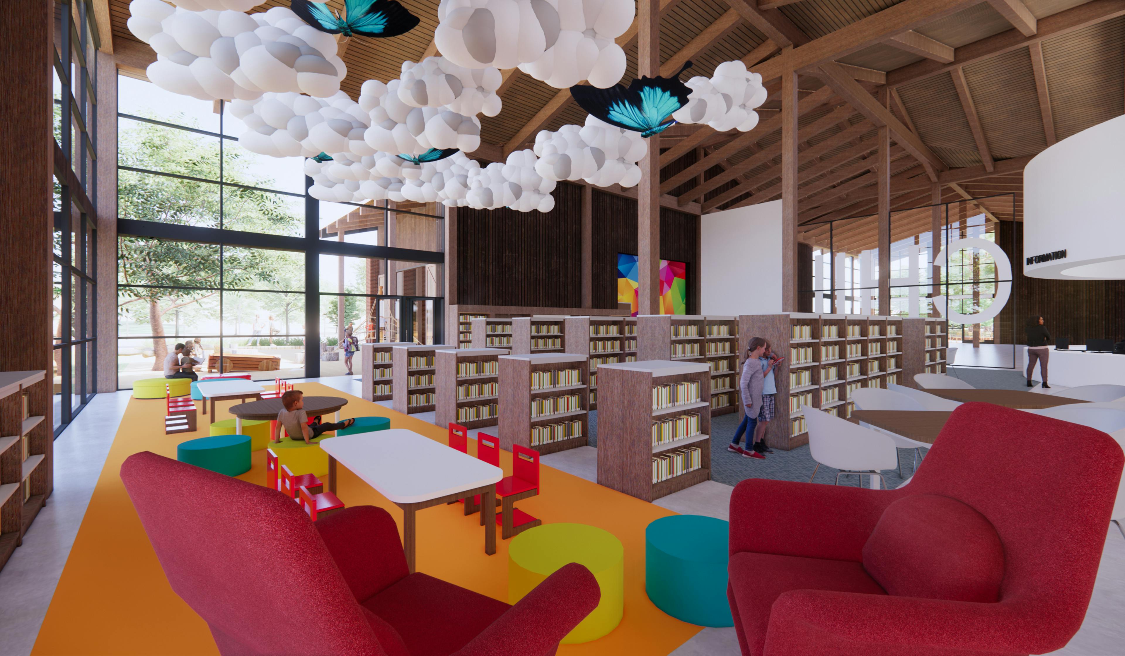 A Net Zero Library Blends Indoor and Outdoor Spaces - LPA