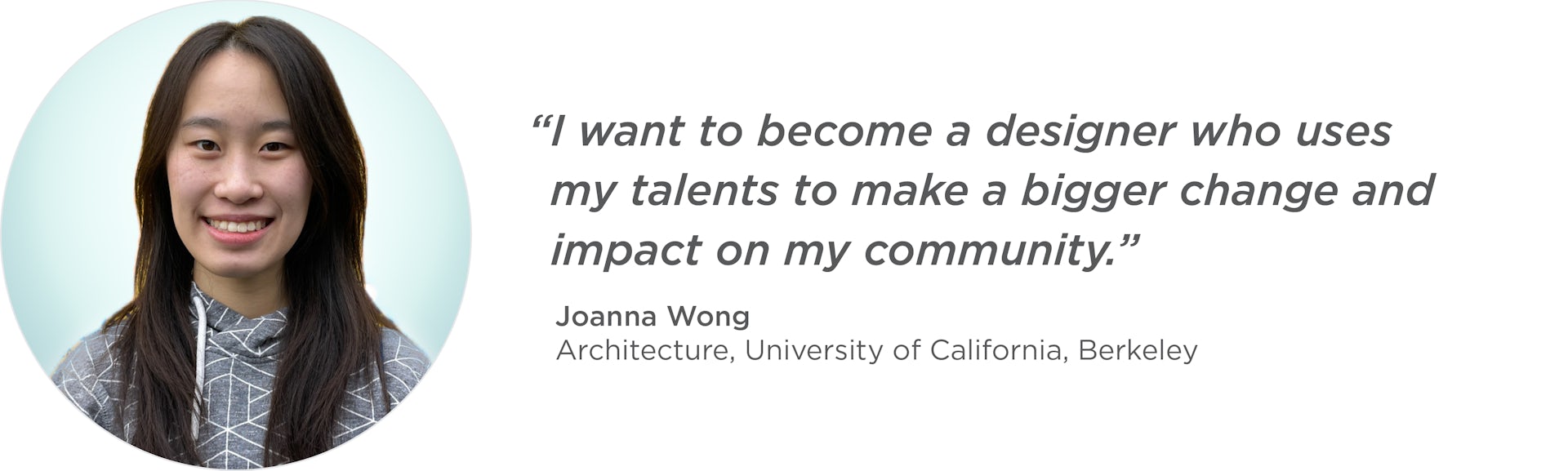 2024 Diversity in Design Scholarship Joana