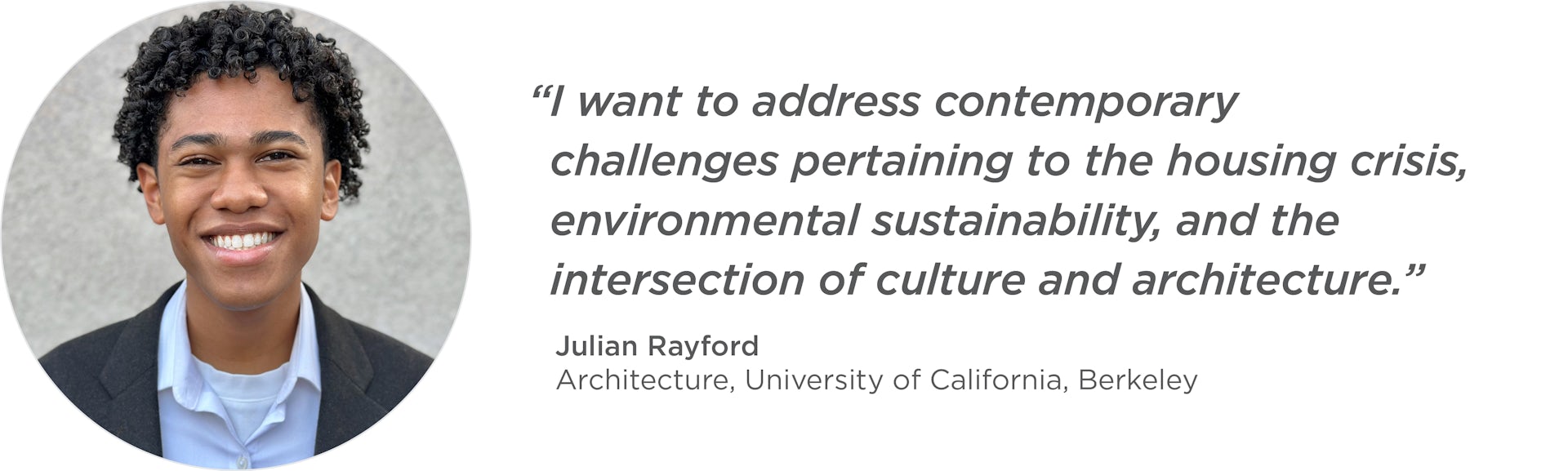 2024 Diversity in Design Scholarship Julian