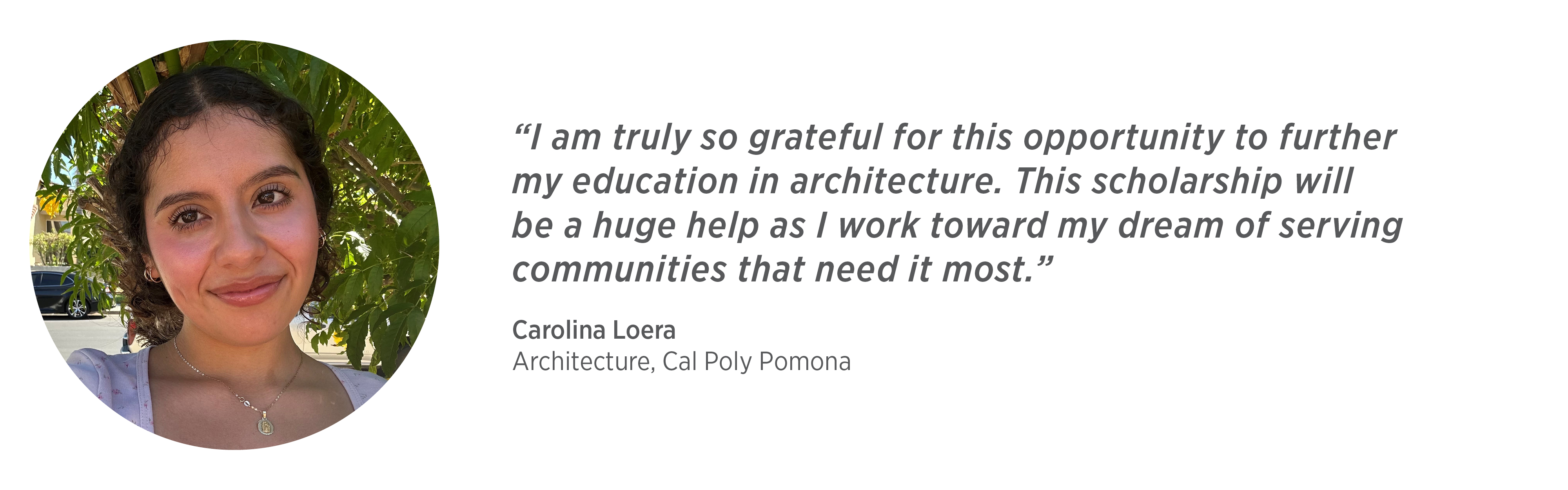 Scholarship Recipiants Carolina