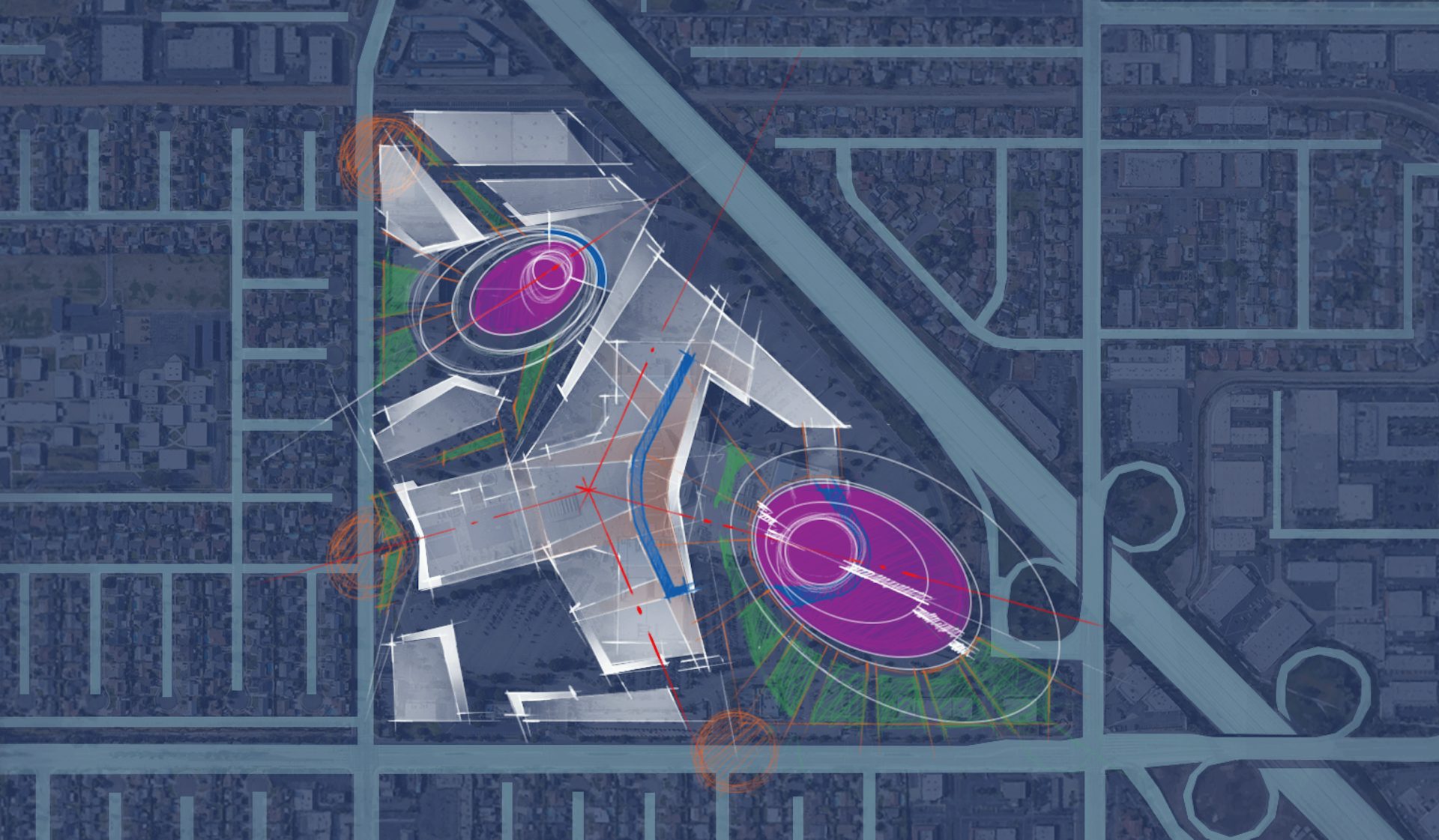 E Sports Diagram Sketch Map